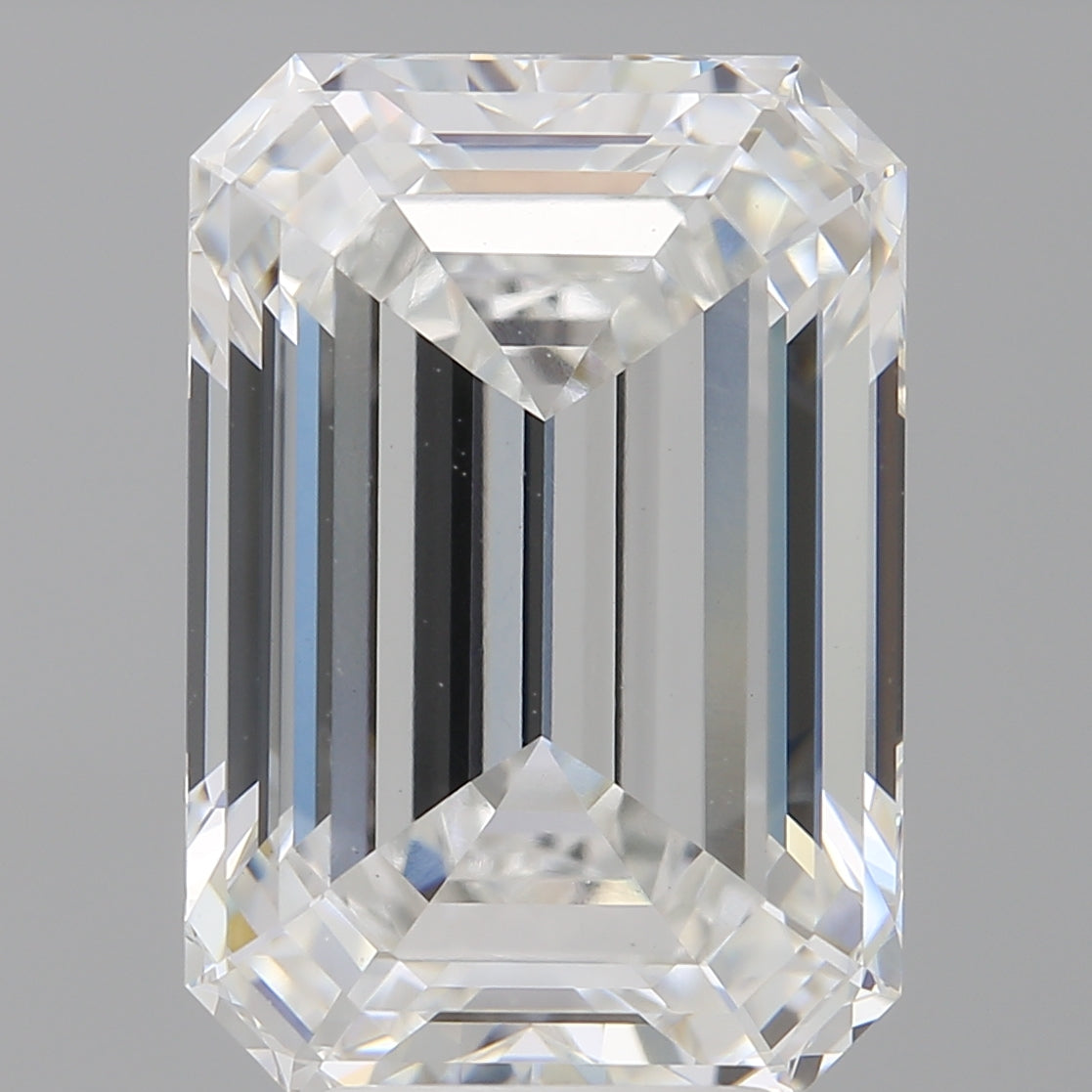 6.03 Carat Emerald Shaped, Ideal Cut, E Color, VS1 Clarity, IGI Certified Lab Grown Diamond