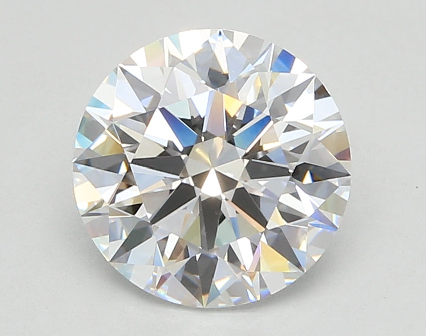 3.04 Carat Round Shaped, Ideal Cut, D Color, VVS2 Clarity, IGI Certified Lab Grown Diamond