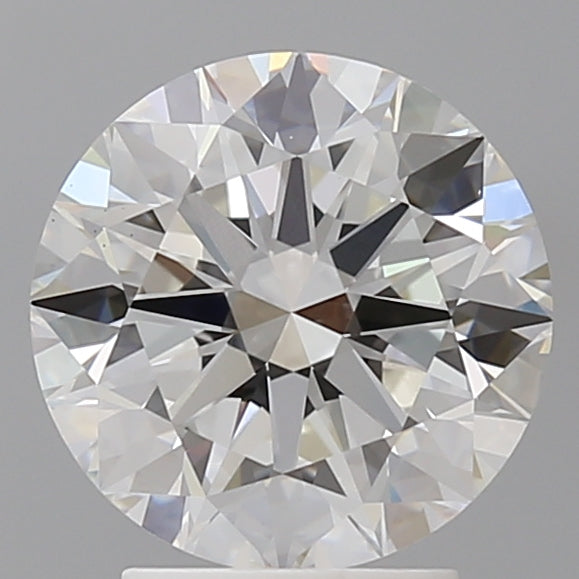 3.04 Carat Round Shaped, Excellent Cut, E Color, VS1 Clarity, IGI Certified Lab Grown Diamond