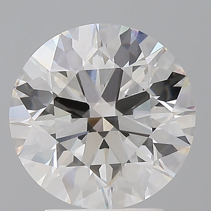 3.06 Carat Round Shaped, Ideal Cut, E Color, VVS2 Clarity, IGI Certified Lab Grown Diamond