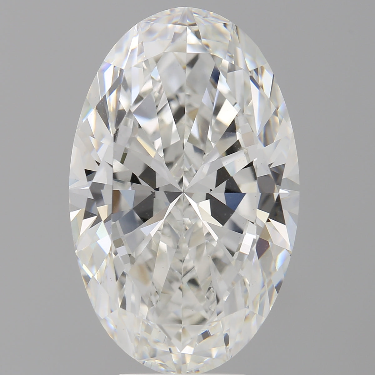 8.11 Carat Oval Shaped, Excellent Cut, F Color, VVS2 Clarity, IGI Certified Lab Grown Diamond