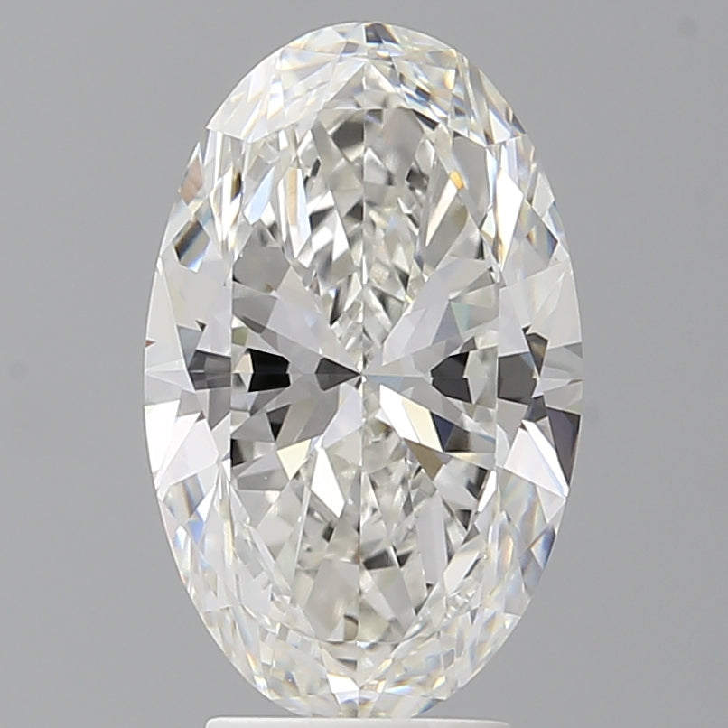 4.01 Carat Oval Shaped, Ideal Cut, F Color, VVS2 Clarity, IGI Certified Lab Grown Diamond