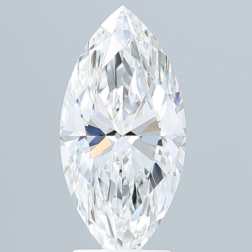 3.09 Carat Marquise Shaped, Ideal Cut, E Color, VVS1 Clarity, IGI Certified Lab Grown Diamond