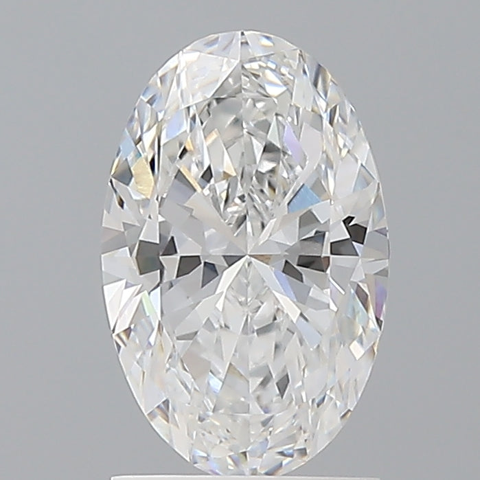 1.59 Carat Oval Shaped, Ideal Cut, D Color, VVS2 Clarity, IGI Certified Lab Grown Diamond