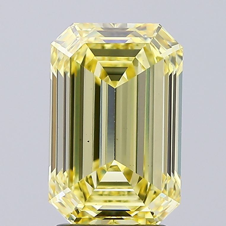 3.00 Carat Emerald Shaped, Excellent Cut, VS1 Clarity, IGI Certified Lab Grown Diamond