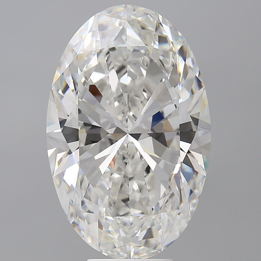 9.08 Carat Oval Shaped, Ideal Cut, F Color, VVS2 Clarity, IGI Certified Lab Grown Diamond