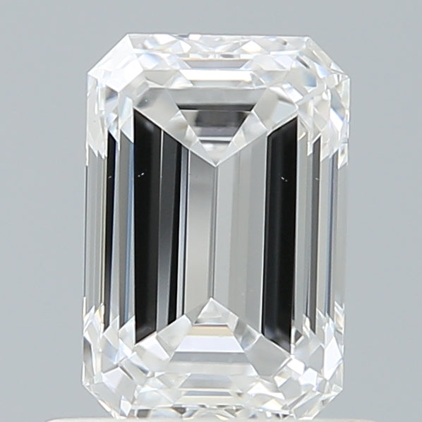 1.00 Carat Emerald Shaped, Excellent Cut, E Color, VS2 Clarity, IGI Certified Lab Grown Diamond