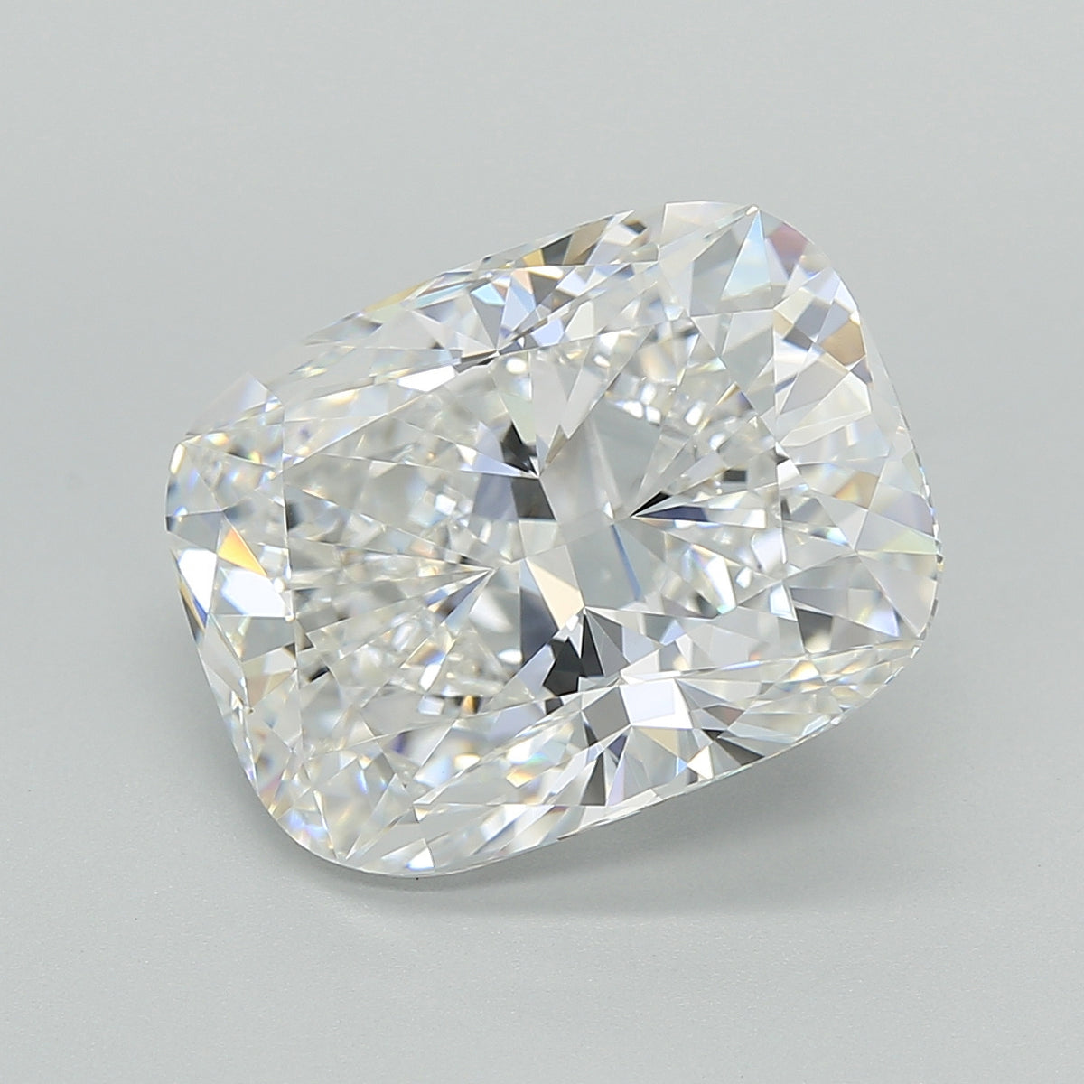 7.06 Carat Cushion Shaped, Ideal Cut, E Color, VVS2 Clarity, IGI Certified Lab Grown Diamond