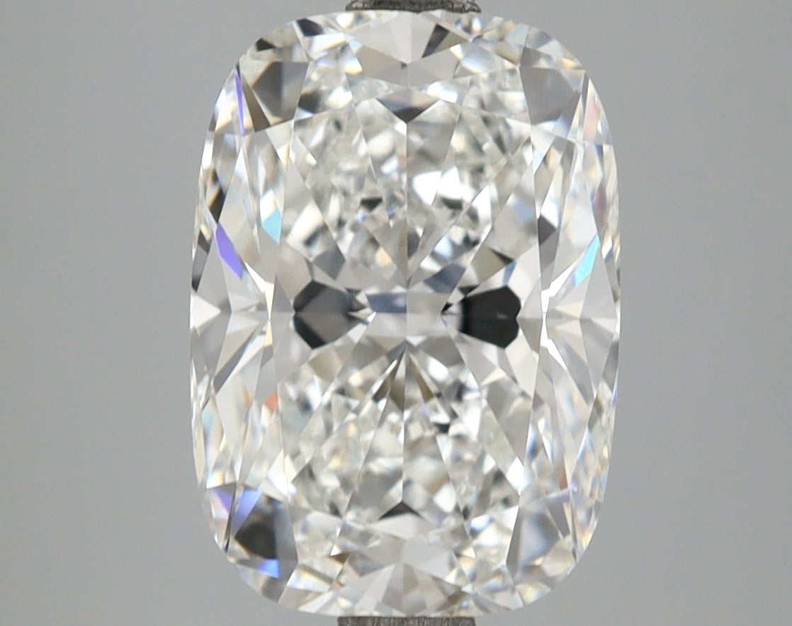 4.10 Carat Cushion Shaped, Ideal Cut, E Color, VVS2 Clarity, IGI Certified Lab Grown Diamond