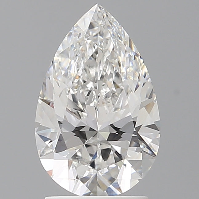 2.10 Carat Pear Shaped, Ideal Cut, E Color, VVS2 Clarity, IGI Certified Lab Grown Diamond