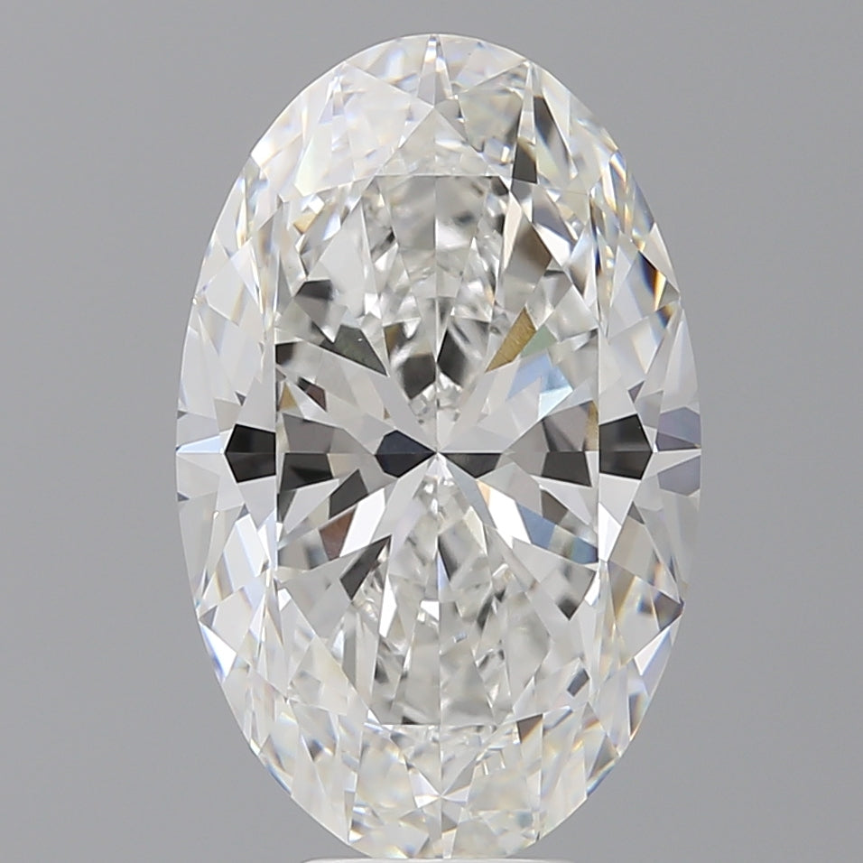 7.04 Carat Oval Shaped, Ideal Cut, E Color, VVS2 Clarity, IGI Certified Lab Grown Diamond