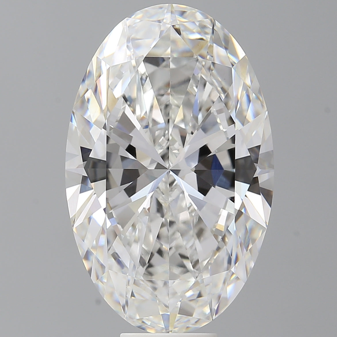 12.53 Carat Oval Shaped, Ideal Cut, E Color, VVS2 Clarity, IGI Certified Lab Grown Diamond