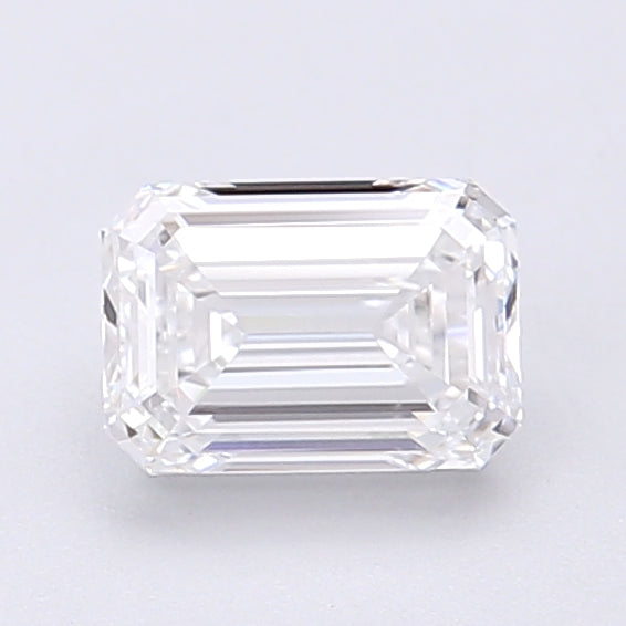 0.93 Carat Emerald Shaped, Very Good Cut, D Color, VVS2 Clarity, IGI Certified Lab Grown Diamond