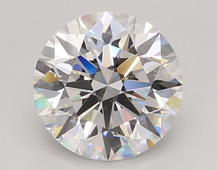 2.03 Carat Round Shaped, Ideal Cut, D Color, VVS2 Clarity, IGI Certified Lab Grown Diamond