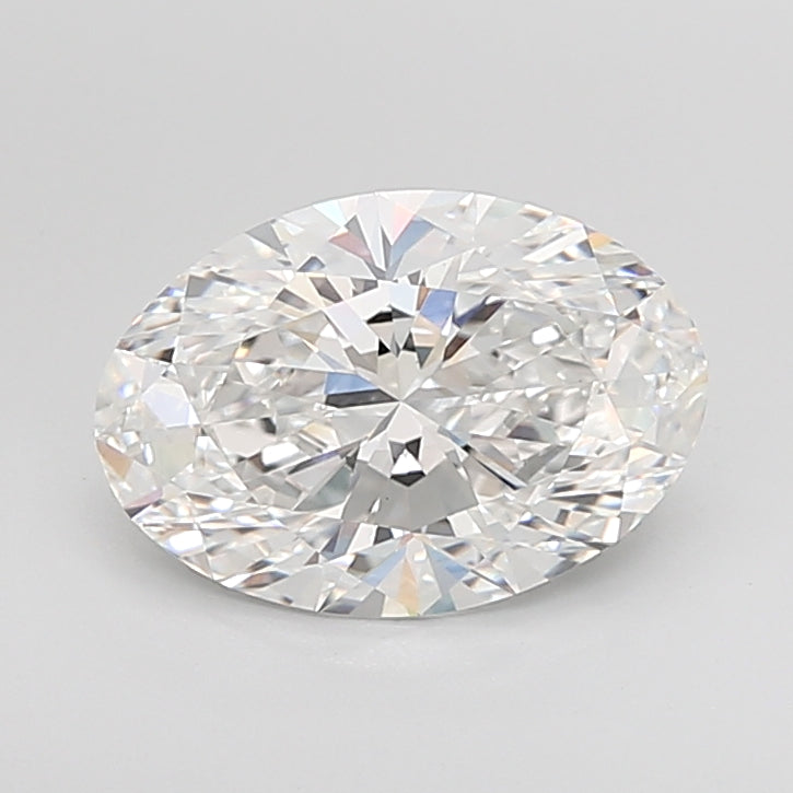 4.02 Carat Oval Shaped, Ideal Cut, E Color, VVS2 Clarity, IGI Certified Lab Grown Diamond