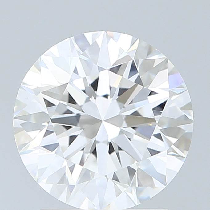 2.10 Carat Round Shaped, Ideal Cut, D Color, VVS1 Clarity, IGI Certified Lab Grown Diamond