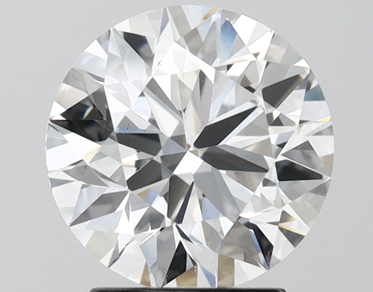 2.46 Carat Round Shaped, Ideal Cut, F Color, VS1 Clarity, IGI Certified Lab Grown Diamond