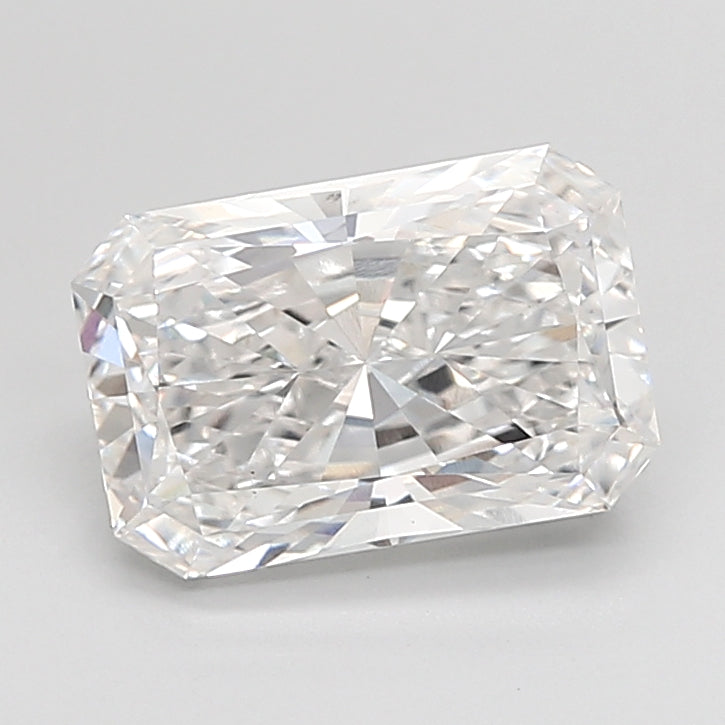 3.06 Carat Radiant Shaped, Ideal Cut, D Color, VS1 Clarity, IGI Certified Lab Grown Diamond