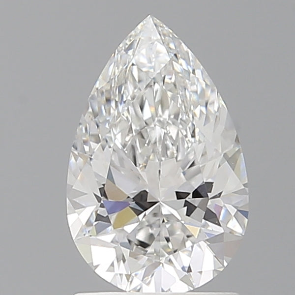 1.57 Carat Pear Shaped, Ideal Cut, D Color, VVS2 Clarity, IGI Certified Lab Grown Diamond