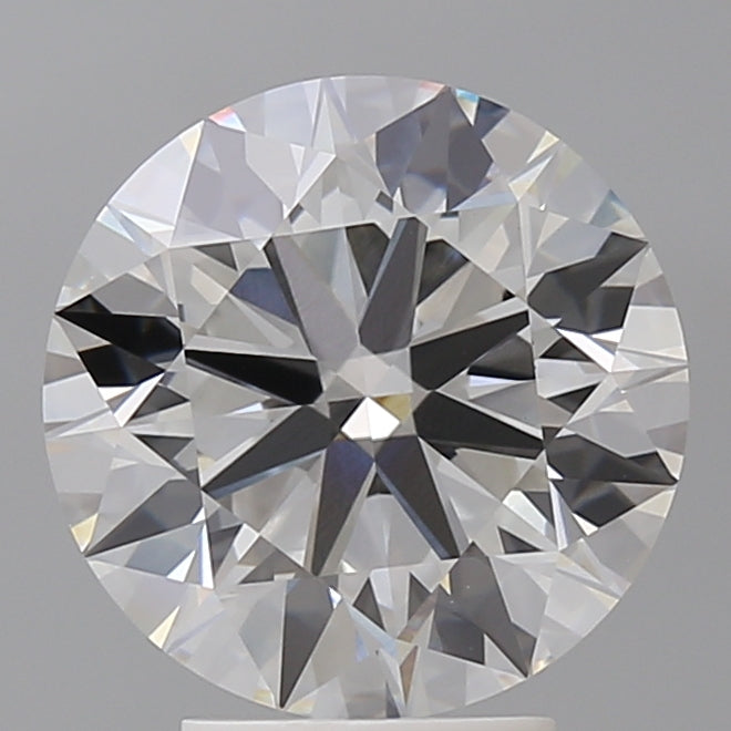4.10 Carat Round Shaped, Ideal Cut, E Color, VVS2 Clarity, IGI Certified Lab Grown Diamond