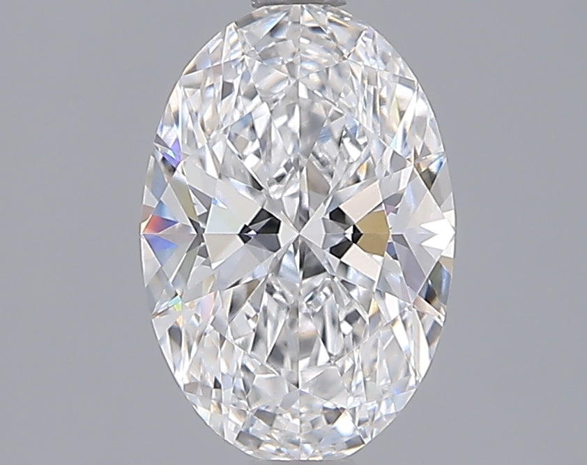 1.55 Carat Oval Shaped, Ideal Cut, D Color, VVS2 Clarity, IGI Certified Lab Grown Diamond
