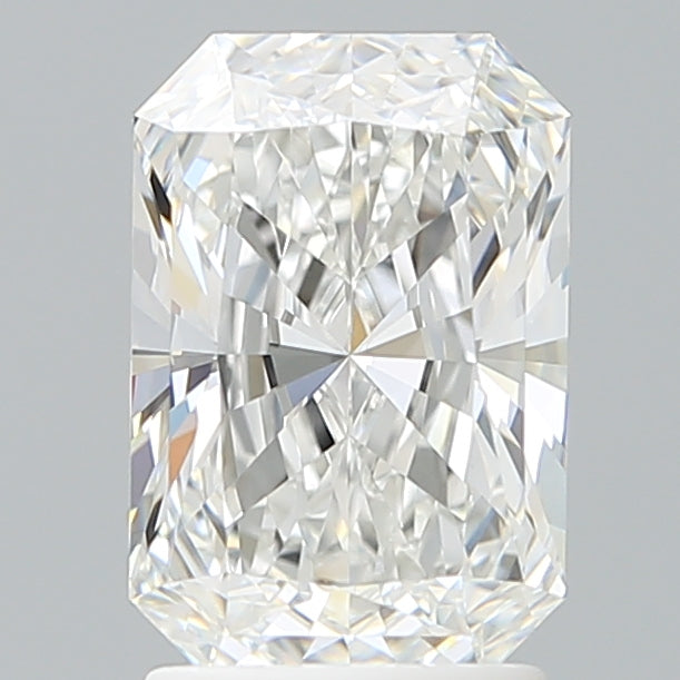 2.19 Carat Radiant Shaped, Ideal Cut, E Color, VVS2 Clarity, IGI Certified Lab Grown Diamond