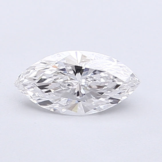 0.40 Carat Marquise Shaped, Very Good Cut, D Color, VVS1 Clarity, IGI Certified Lab Grown Diamond
