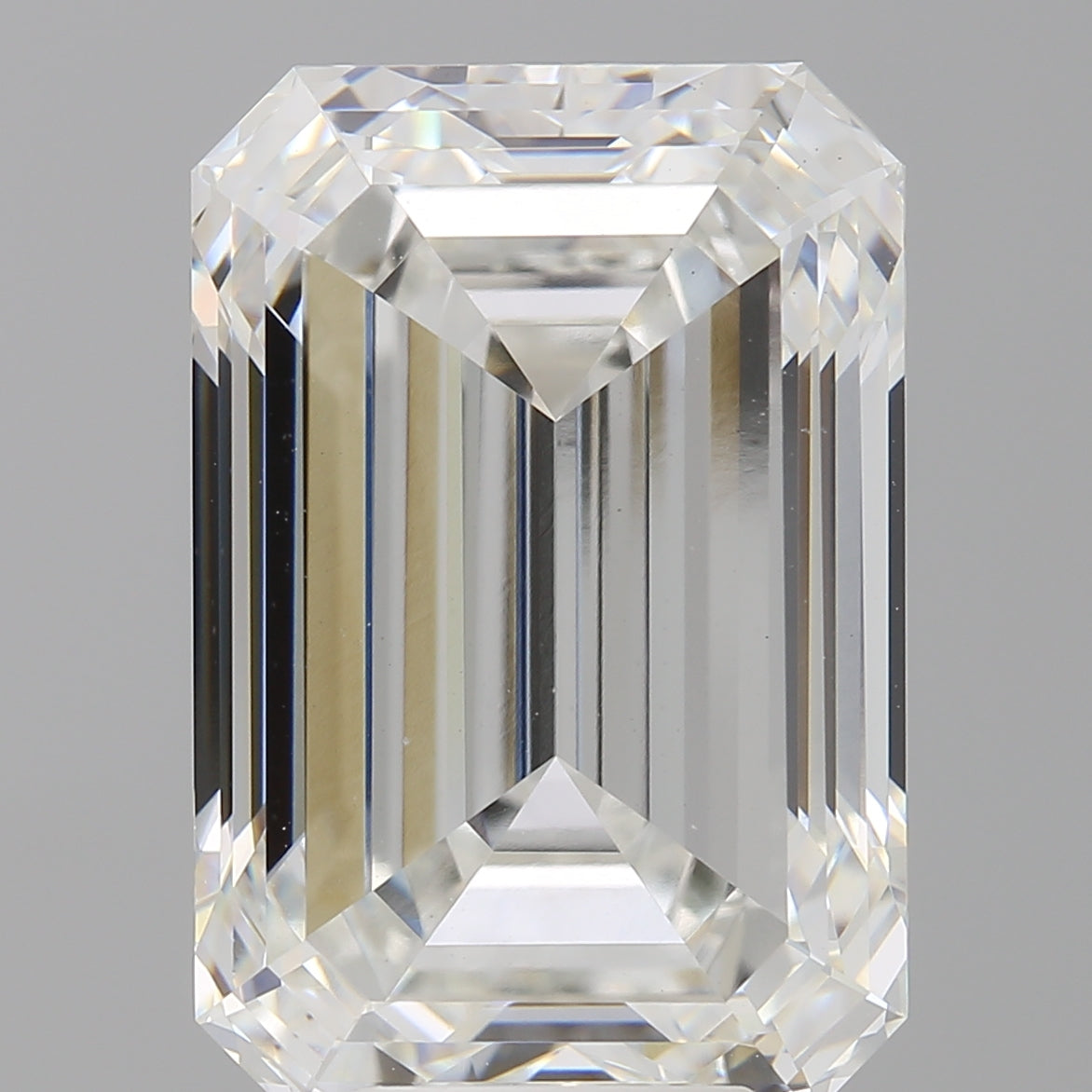 8.56 Carat Emerald Shaped, Ideal Cut, F Color, VS1 Clarity, IGI Certified Lab Grown Diamond