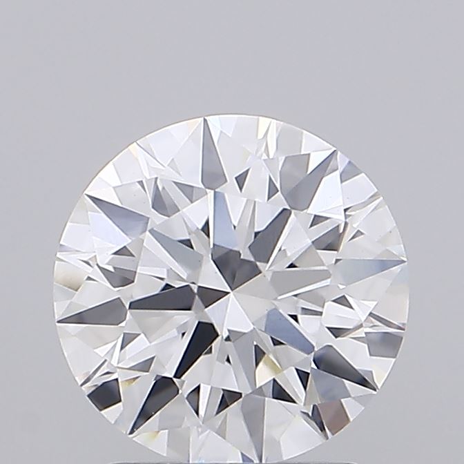 1.73 Carat Round Shaped, Ideal Cut, D Color, VVS2 Clarity, IGI Certified Lab Grown Diamond