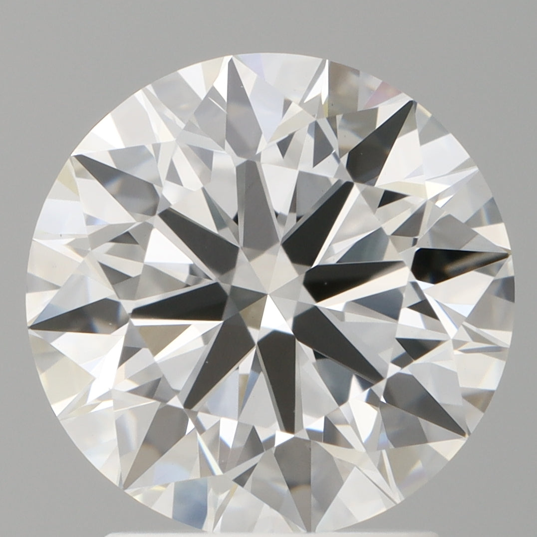 2.51 Carat Round Shaped, Excellent Cut, E Color, VS1 Clarity, IGI Certified Lab Grown Diamond
