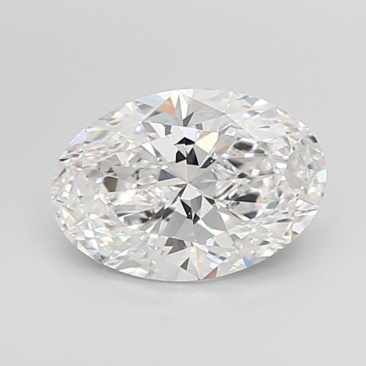 2.98 Carat Oval Shaped, Ideal Cut, E Color, VVS2 Clarity, IGI Certified Lab Grown Diamond