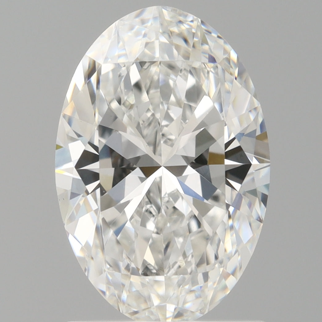 1.50 Carat Oval Shaped, Ideal Cut, E Color, VVS2 Clarity, IGI Certified Lab Grown Diamond