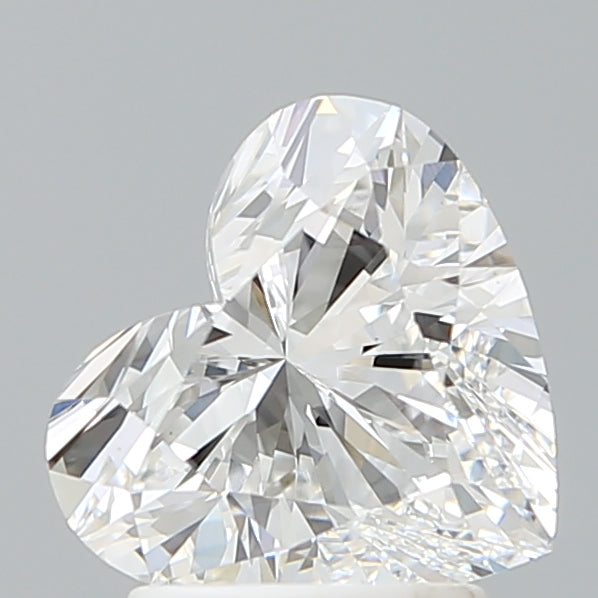 2.09 Carat Heart Shaped, Ideal Cut, D Color, VVS2 Clarity, IGI Certified Lab Grown Diamond