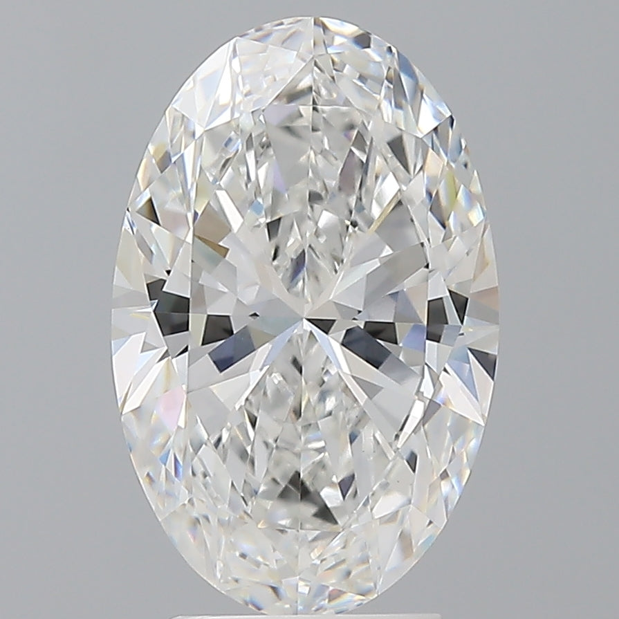 3.60 Carat Oval Shaped, Ideal Cut, E Color, VVS2 Clarity, IGI Certified Lab Grown Diamond