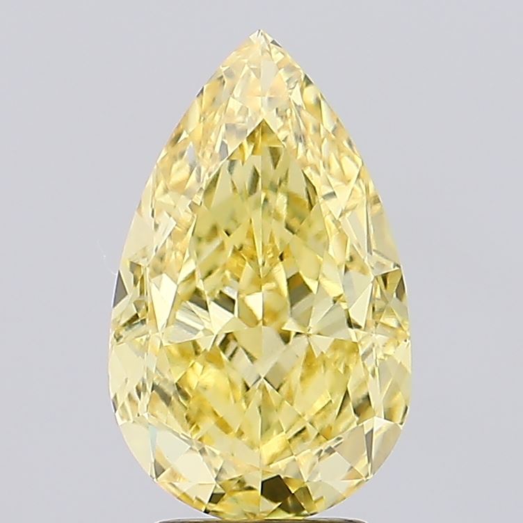 4.04 Carat Pear Shaped, Excellent Cut, VVS2 Clarity, IGI Certified Lab Grown Diamond