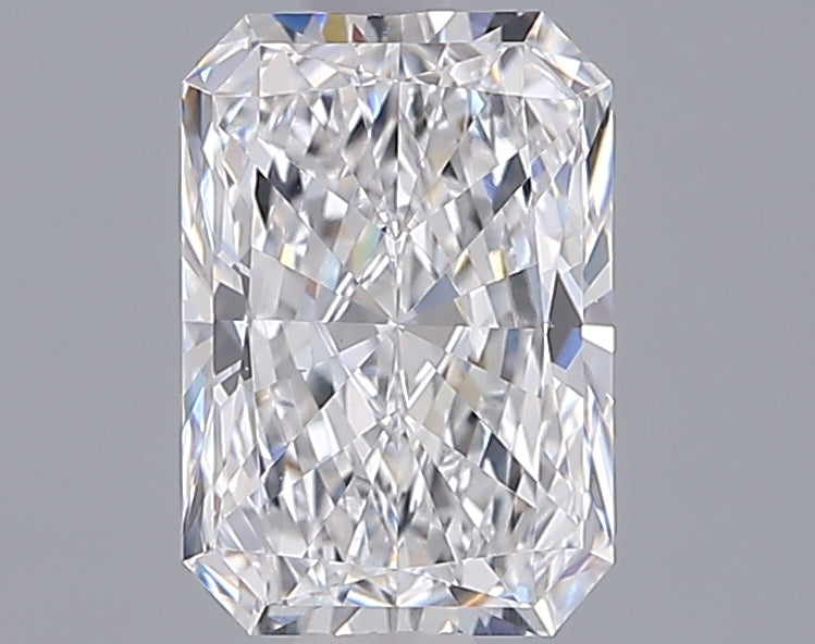 1.53 Carat Radiant Shaped, Excellent Cut, D Color, VS1 Clarity, IGI Certified Lab Grown Diamond