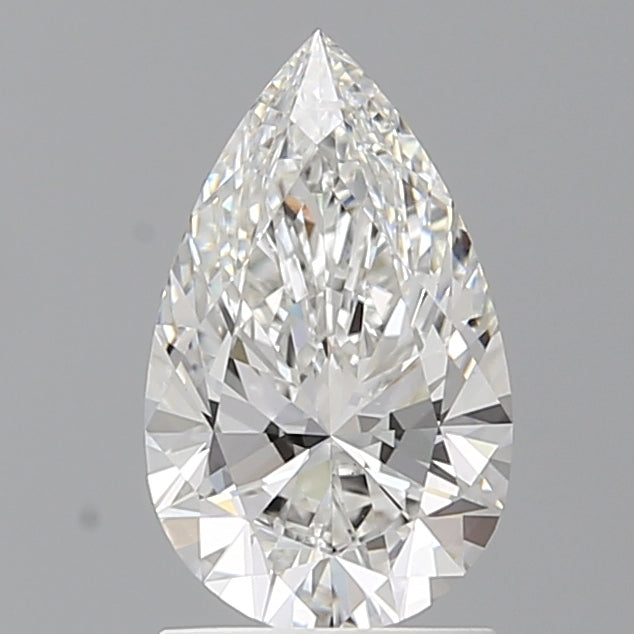 1.58 Carat Pear Shaped, Ideal Cut, E Color, VVS2 Clarity, IGI Certified Lab Grown Diamond