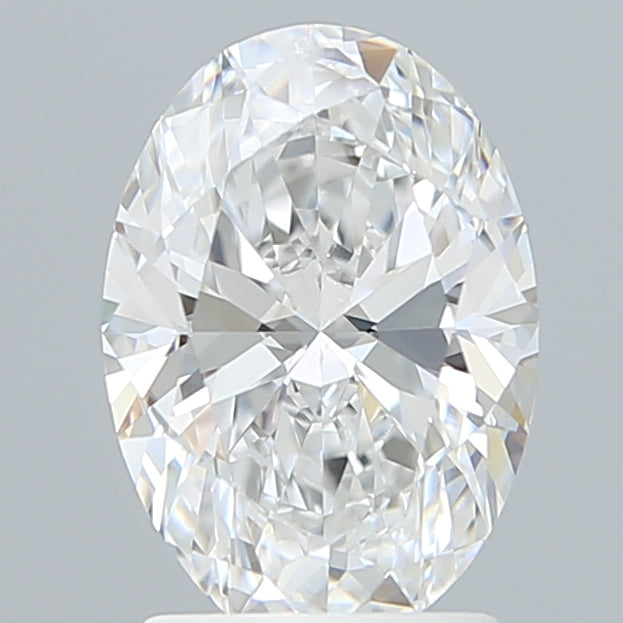 2.10 Carat Oval Shaped, Ideal Cut, D Color, VVS1 Clarity, IGI Certified Lab Grown Diamond