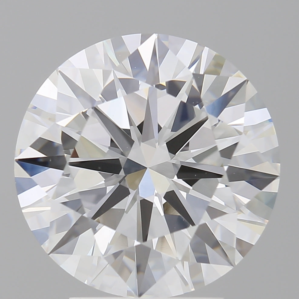 4.03 Carat Round Shaped, Excellent Cut, E Color, VVS2 Clarity, IGI Certified Lab Grown Diamond