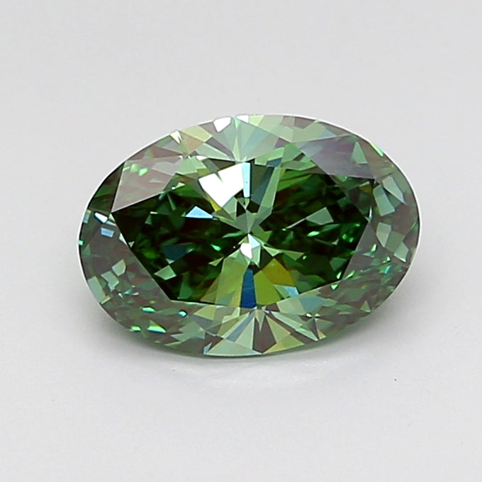 2.01 Carat Oval Shaped, Ideal Cut, VS1 Clarity, IGI Certified Lab Grown Diamond