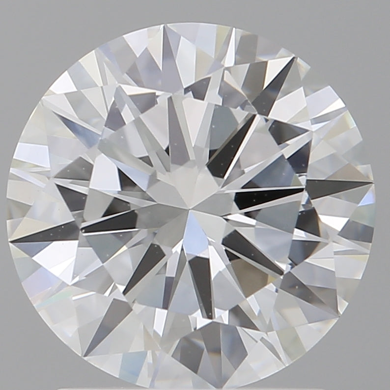 1.98 Carat Round Shaped, Excellent Cut, E Color, VVS2 Clarity, IGI Certified Lab Grown Diamond