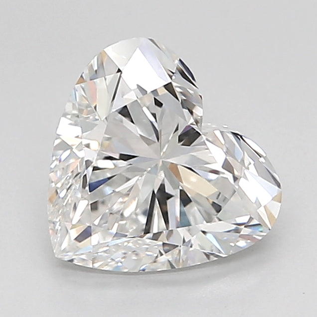 2.07 Carat Heart Shaped, Ideal Cut, E Color, VVS2 Clarity, IGI Certified Lab Grown Diamond
