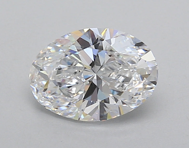 1.00 Carat Oval Shaped, Excellent Cut, D Color, VVS2 Clarity, IGI Certified Lab Grown Diamond