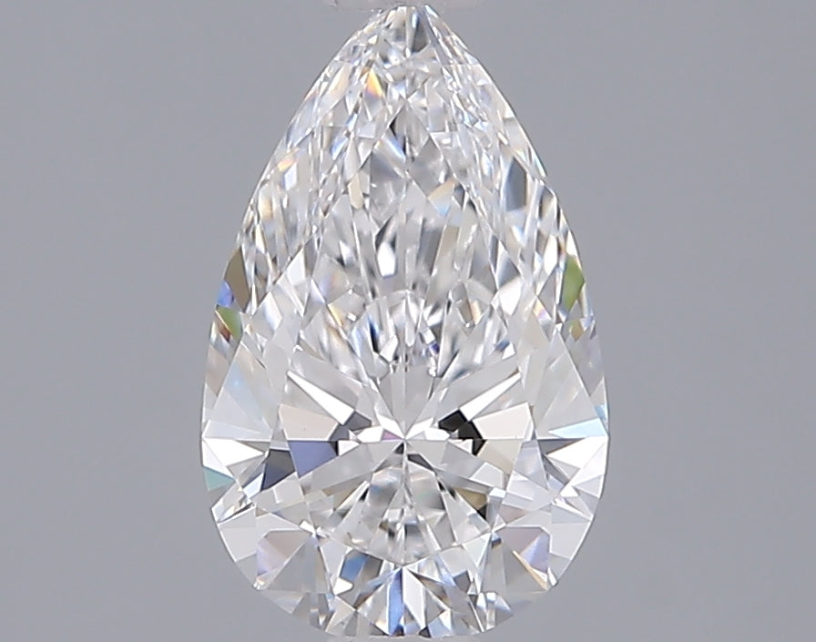 1.53 Carat Pear Shaped, Ideal Cut, D Color, VVS2 Clarity, IGI Certified Lab Grown Diamond