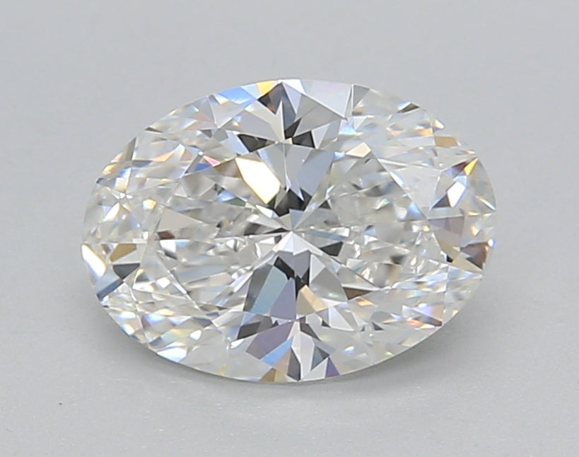 1.52 Carat Oval Shaped, Ideal Cut, E Color, VVS2 Clarity, IGI Certified Lab Grown Diamond