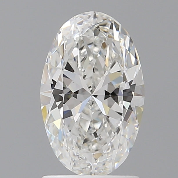 1.60 Carat Oval Shaped, Ideal Cut, E Color, VVS2 Clarity, IGI Certified Lab Grown Diamond