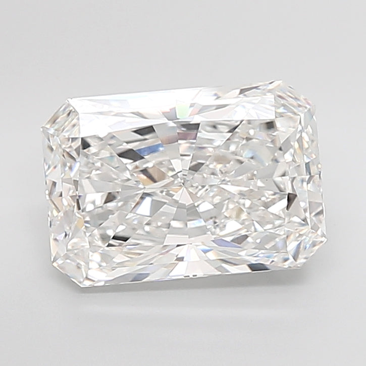7.97 Carat Radiant Shaped, Ideal Cut, E Color, VVS2 Clarity, IGI Certified Lab Grown Diamond