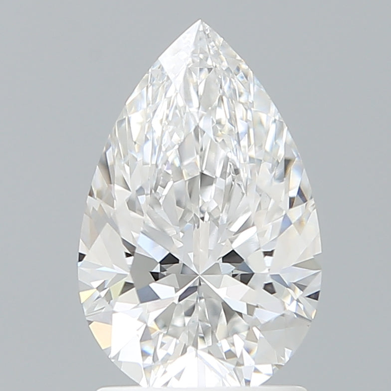 1.86 Carat Pear Shaped, Excellent Cut, E Color, VVS2 Clarity, IGI Certified Lab Grown Diamond