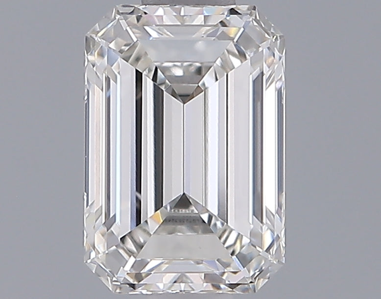 1.28 Carat Emerald Shaped, Ideal Cut, F Color, VVS2 Clarity, IGI Certified Lab Grown Diamond