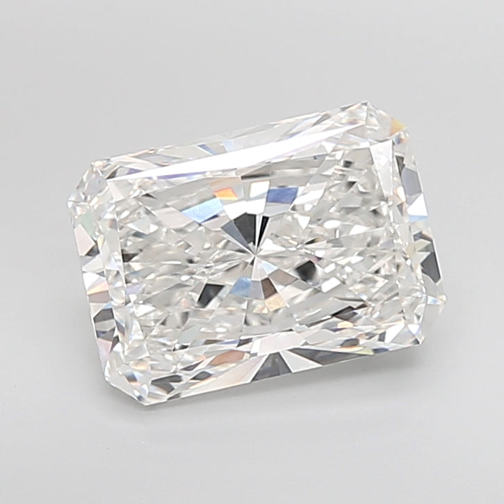 7.04 Carat Radiant Shaped, Ideal Cut, G Color, VVS2 Clarity, IGI Certified Lab Grown Diamond